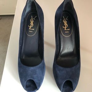 Ives Saint Laurent Navy heels